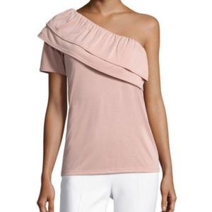 Casual Couture Ruffle One-Shoulder Top
